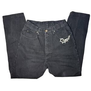 Jordache Black Woman's Vintage High Waisted Jeans Size 10